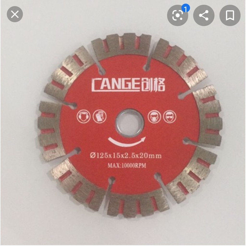 [Bộ 5 Lưỡi 125mm] Lưỡi Cắt Đa Năng-Lưỡi Cắt Rãnh Tường 125mm