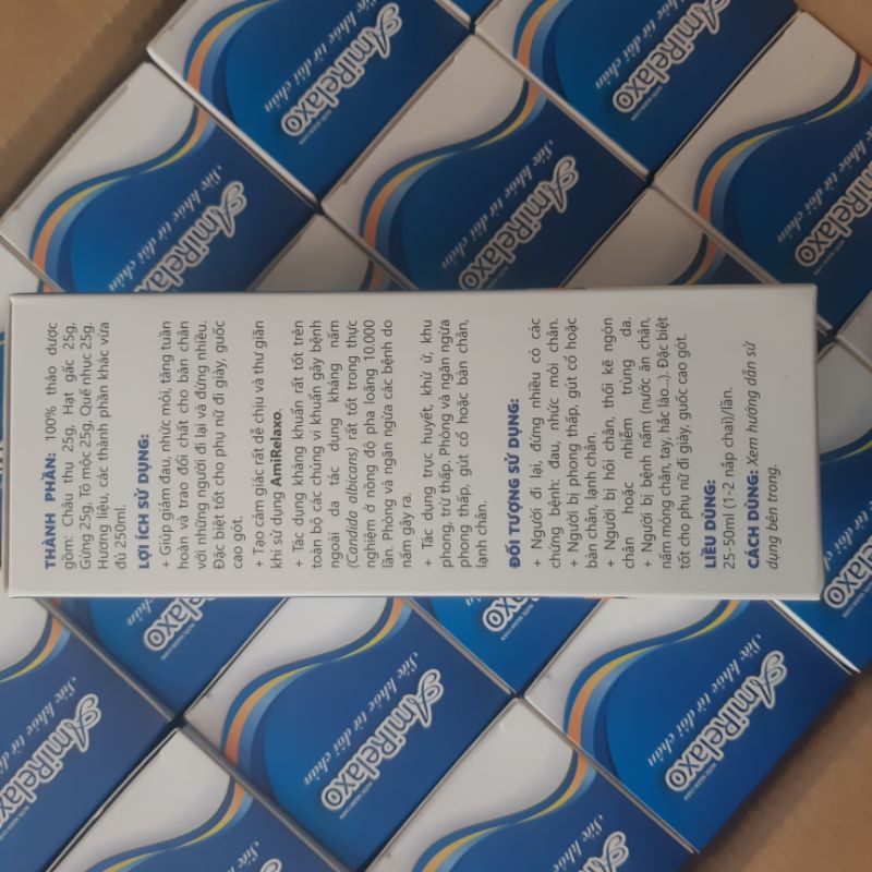 Nước ngâm chân AMIRELAXO