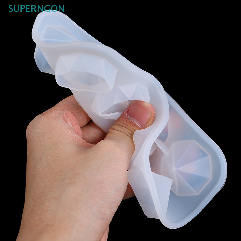 Khuôn Silicone Hình Kim Cương Làm Trang Sức DIY
