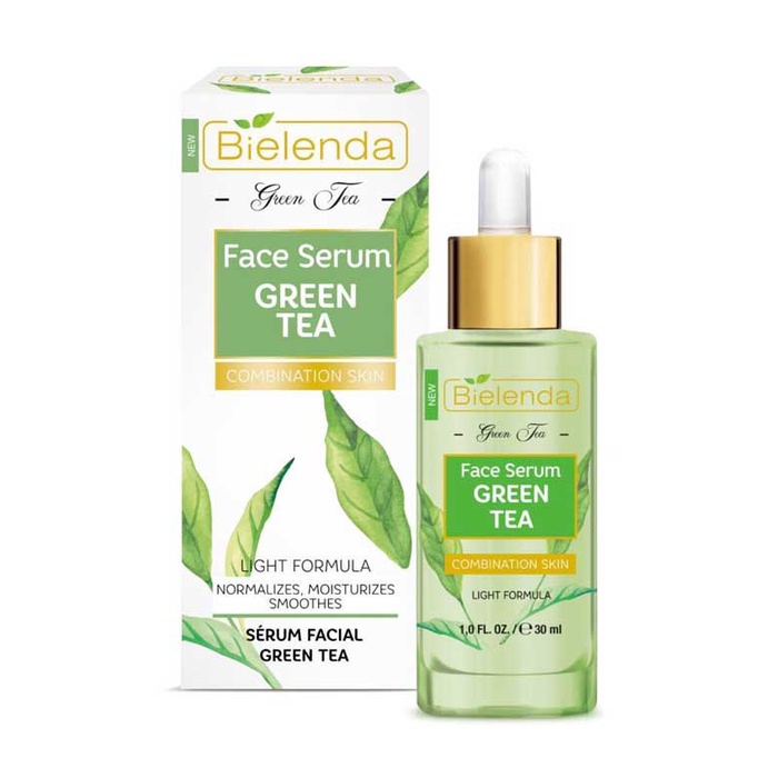 Serum trà xanh tràm trà Bielenda green tea cho da dầu mụn giảm mụn mờ thâm 30ml
