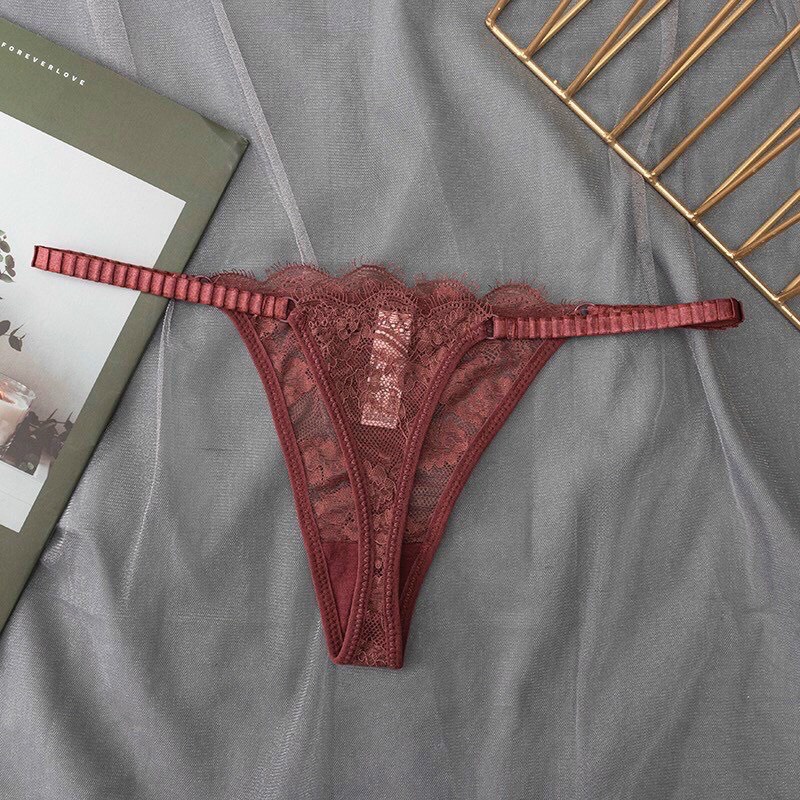 Quần Lót Nữ Ren Lọt Khe Sexy Chun Hông Gợi Cảm Ôm Dáng Tạo Đường Cong Quyến Rũ 8001