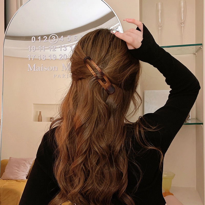 Kẹp Tóc Mỏ Vịt Hình Rùa Nhiều Màu Sắc Phong Cách vintage Thanh Lịch