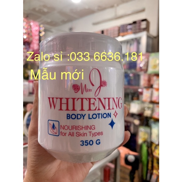 kem whitening body lotion 350g [ hàng chuẩn thái lan 100%]