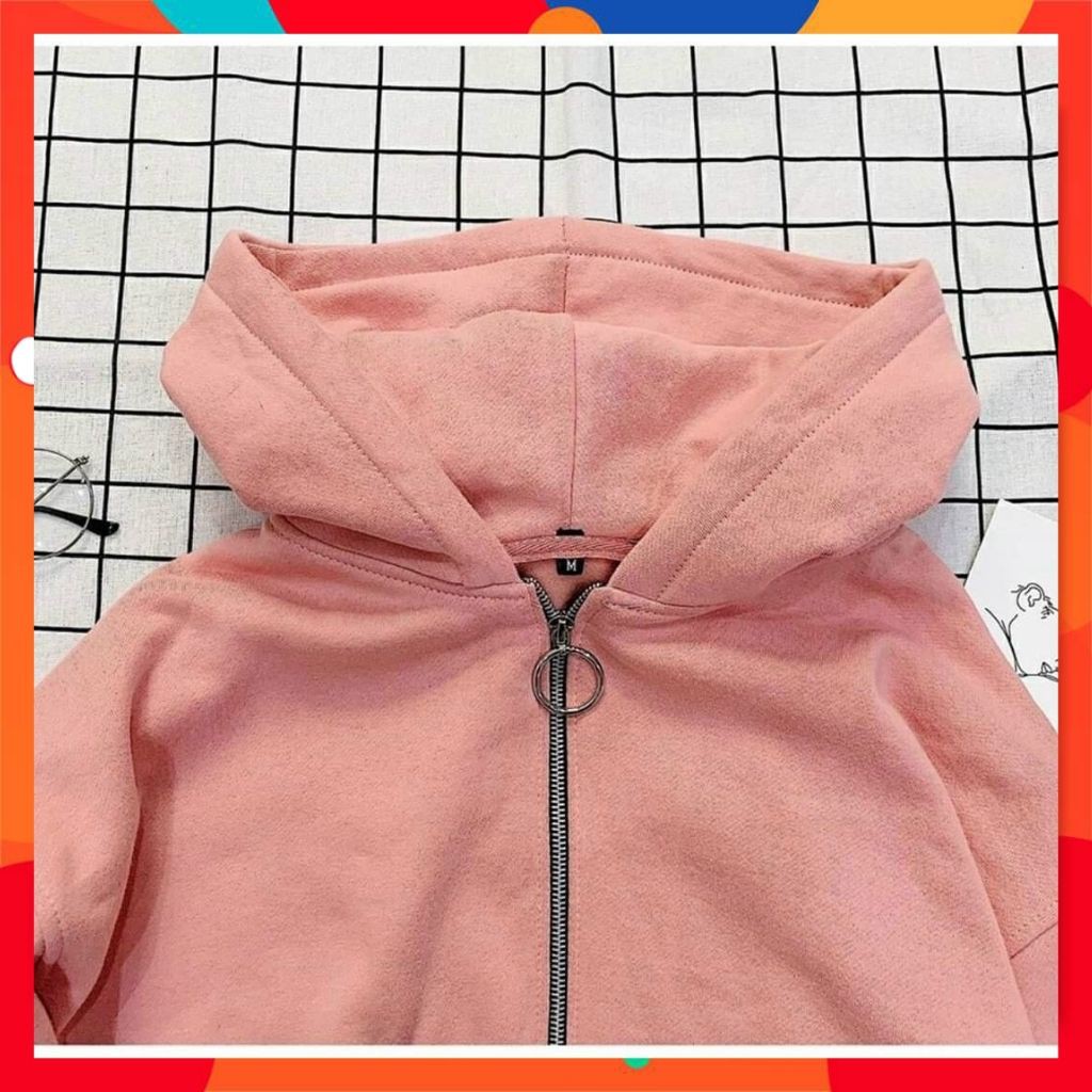 Áo khoac nỉ cánh dơi basic form rộng unisex AKN04 LECHAU kết hợp dây kéo bền đẹp | BigBuy360 - bigbuy360.vn