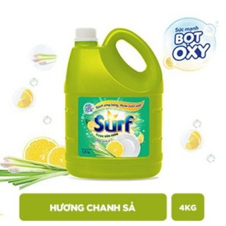 Nước rửa chén Surf hương chanh sả can 3.6kg