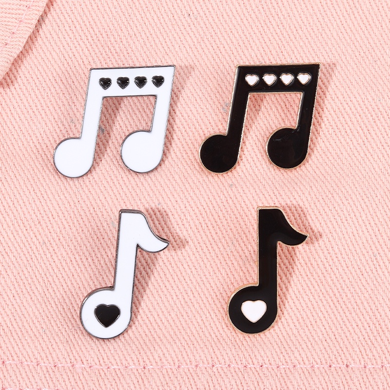 Ghim Cài Áo Hình Nốt Nhạc Thời Trang
