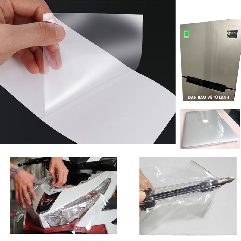 200cm decal giấy dán nilon trong dán ô tô,xe máy,laptop