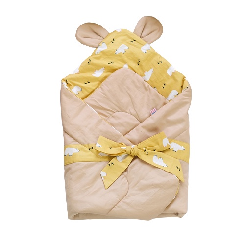 Chăn bế chần bông cho trẻ sơ sinh RUNA KIDS chất liệu satin cao cấp mềm mướt an toàn cho bé