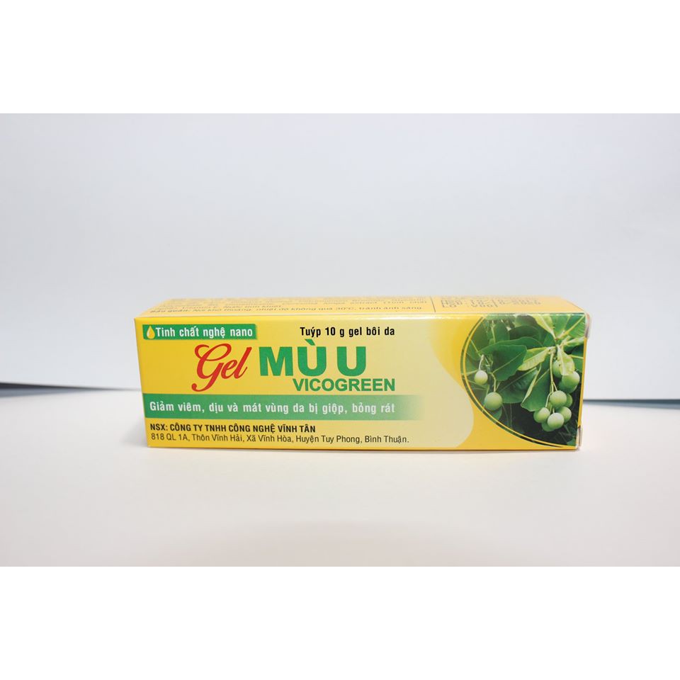 GEL MÙ U, BÔI PHỎNG VICOGREEN