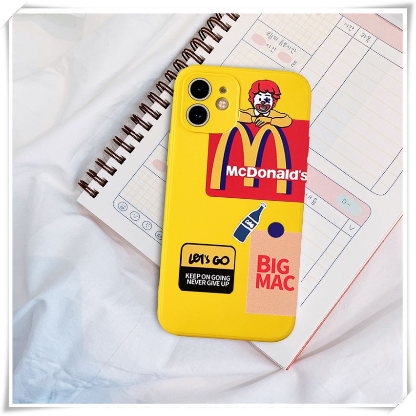 MCDONALD'S Ốp Lưng Tpu Mcdonald 's Cho Iphone 12 / 12 Pro Max / 12mini / 11 Pro Max Se2020 X Xs Max Xr 7 8 Plus 6s 6 | BigBuy360 - bigbuy360.vn