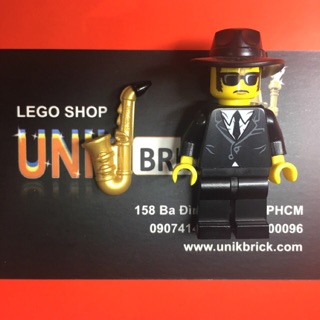 Lego UNIK BRICK Saxophone - Anh chàng thổi kèn trong Minifigures Series 11 chính hãng (như hình)