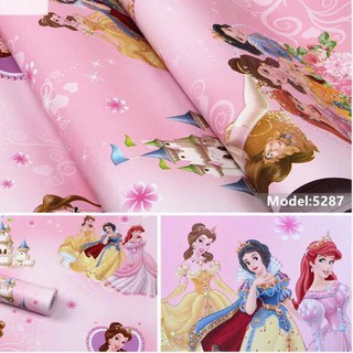 Cuộn 10m Giấy dán tường công chúa