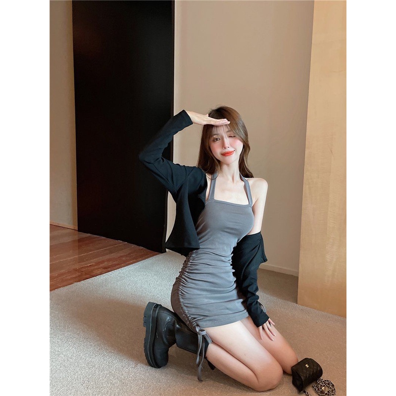 Đầm Perty hai dây thiết kế quyến rũ thời trang cho nữ