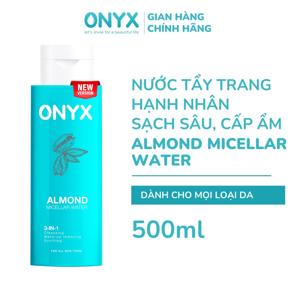 Nước Tẩy Trang ONYX Almond Micellar Water 500ml