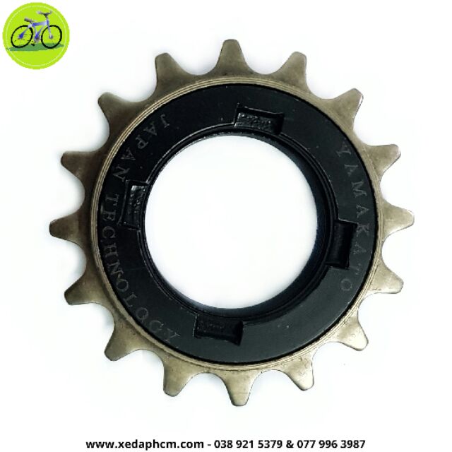 Líp xe đạp 1 tâng 16T thép cường lực ren vặn