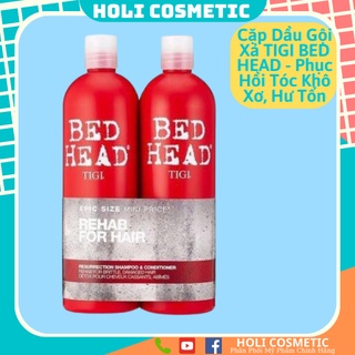 Dầu gội xả tigi bed head dầu gội xả phục hồi 3 cấp độ 750ml