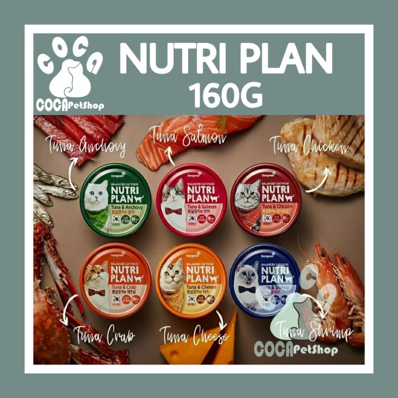 [Mã PET50K giảm Giảm 10% - Tối đa 50K đơn từ 250K] Pate Nutri Plan cho mèo - 160g