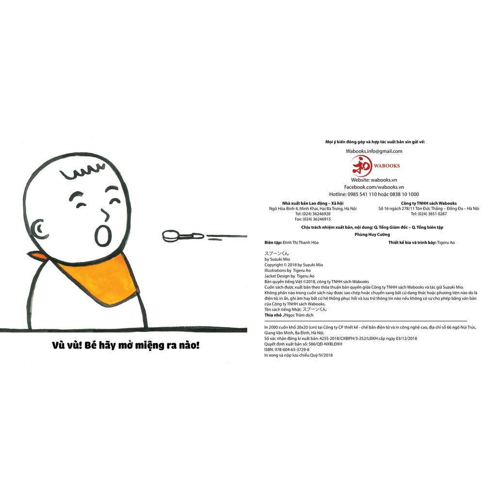 Sách Ehon - Thìa nhỏ - Ehon Nhật Bản dành cho bé từ 0 - 6 tuổi