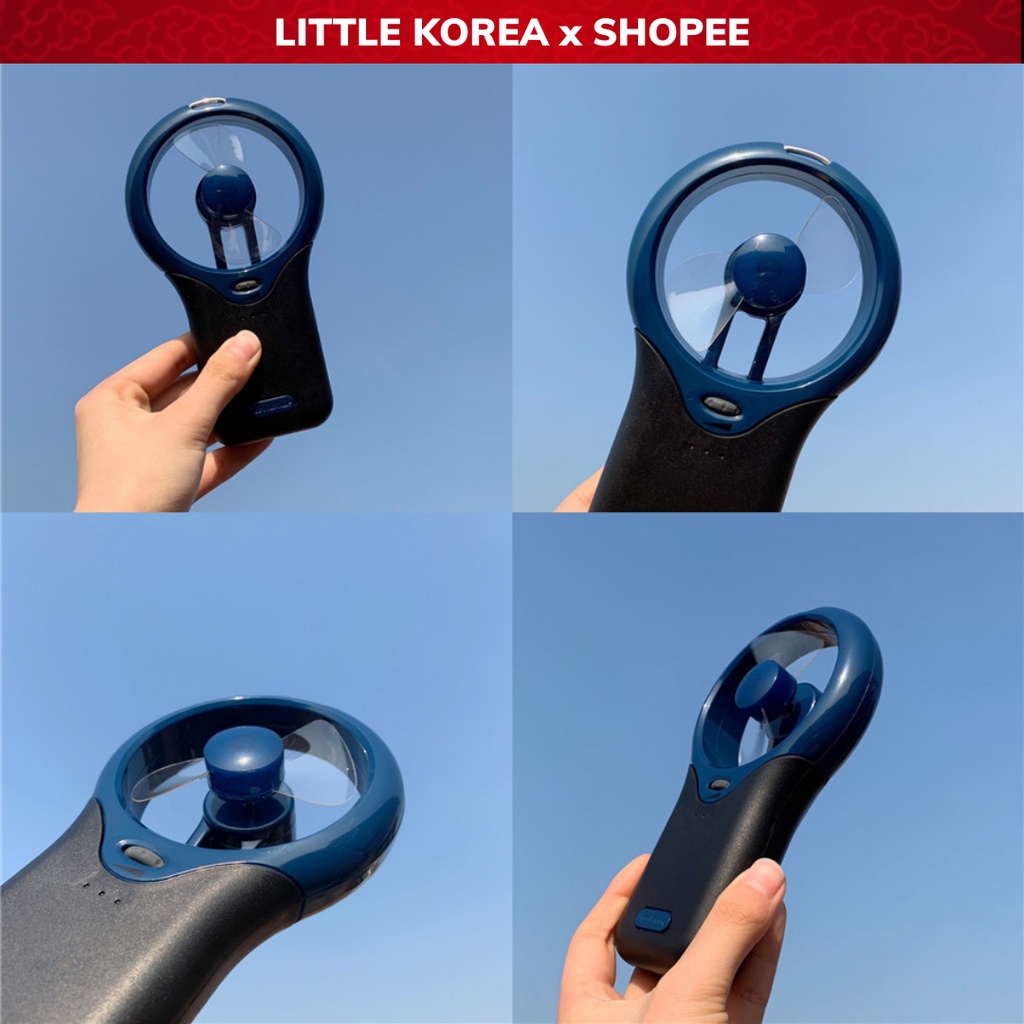 Quạt Cầm Tay Mini Dùng Pin BOOKSTONE - LITTLE KOREA