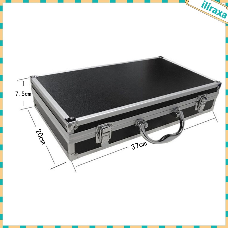 Hộp đựng micro bằng xốp vỏ nhôm cứng chống va chạm có ngăn đựng