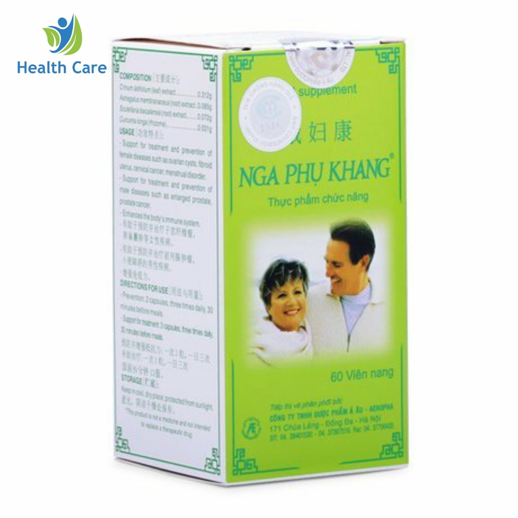 NGA PHỤ KHANG (Thực Phẩm Hỗ Trợ Điều Trị U Nang Buồng Trứng. U Xơ Tiền Liệt Tuyến)