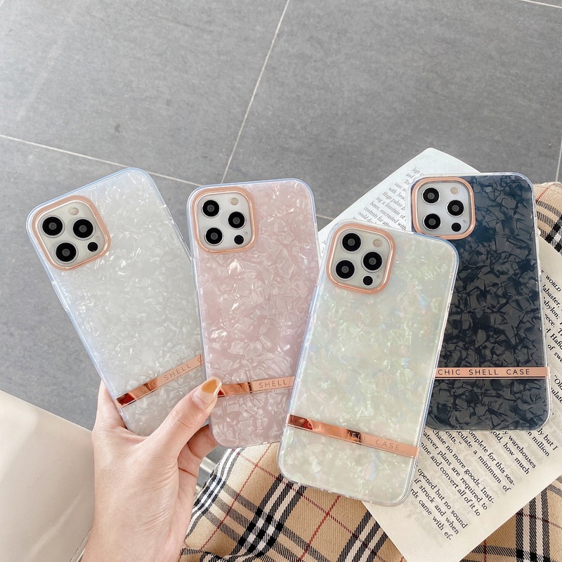 Sang Trọng Ốp Điện Thoại Cứng Trong Suốt Chống Sốc Cho iphone 15 14 13 12 11 pro max x xr xs 8 7 plus + se 2020