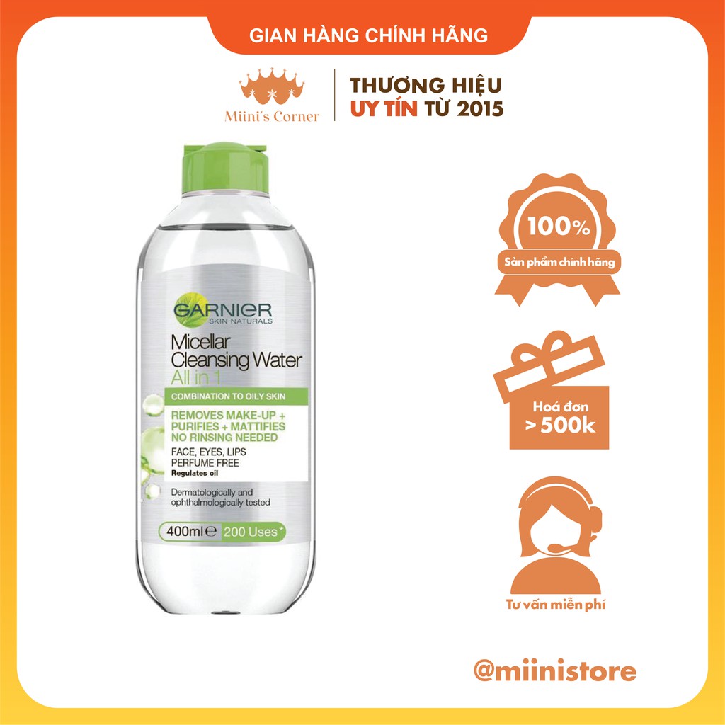 NƯỚC TẨY TRANG GARNIER MICELLAR WATER