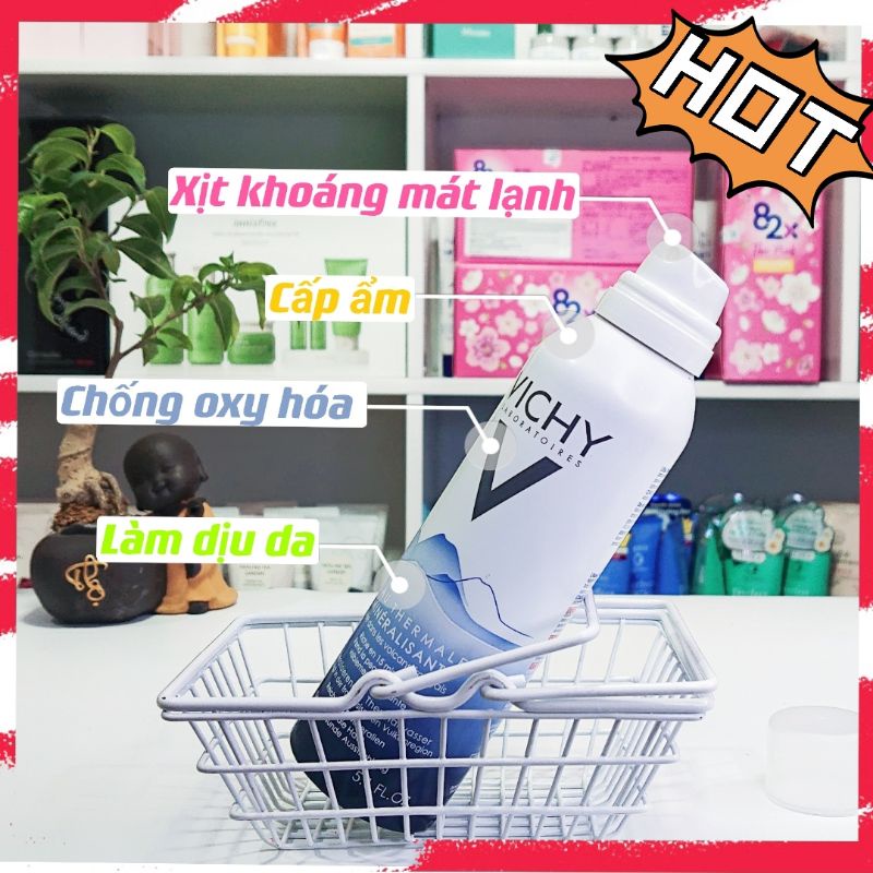 Xịt khoáng cấp ẩm Vichy chính hãng Pháp 🌿 Đủ size ☘ CẤP NƯỚC CHO DA CĂNG MỌNG❤