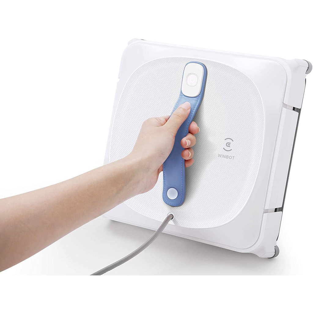 Robot lau kính Ecovacs Winbot 920, màu trắng, lau kính sạch bong