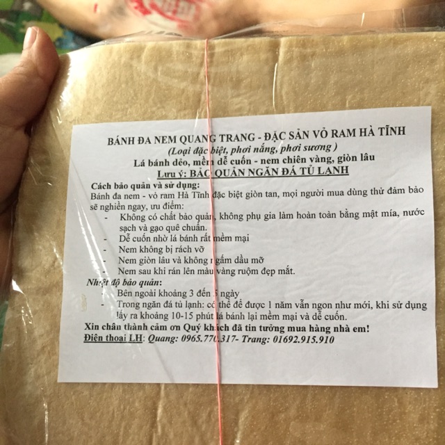 Bánh đa nem hà tĩnh