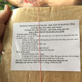 Bánh đa nem hà tĩnh