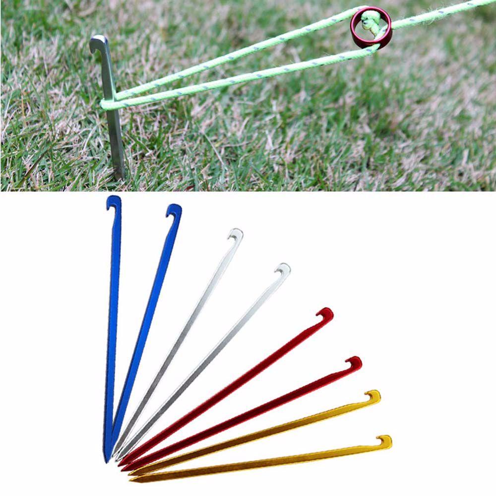 IVORY Bộ 10 Cọc Dựng Lều Bằng Hợp Kim Nhôm Đa Năng Tiện Dụng