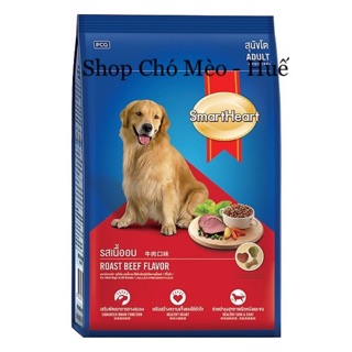 Thức ăn hạt cho chó trưởng thành smartheart gói 1.5kg