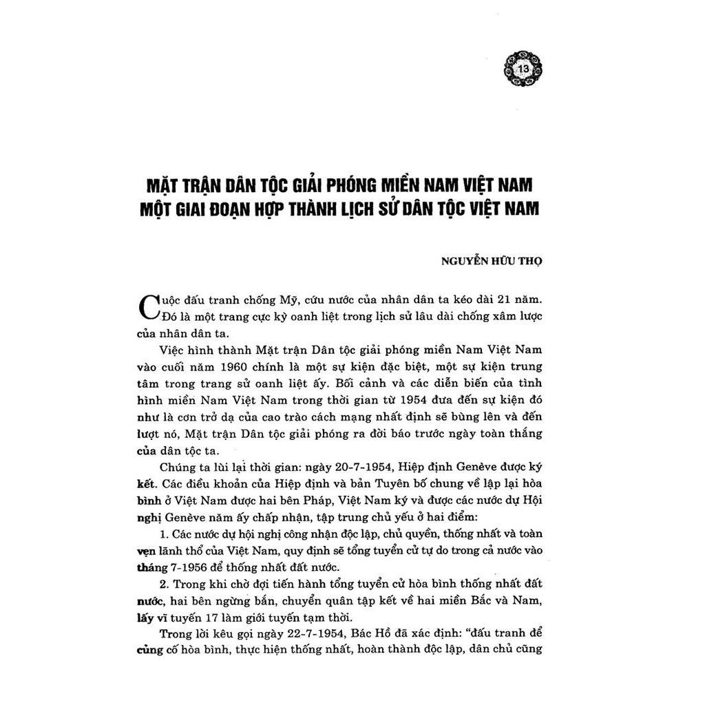 Sách Chung Một Bóng Cờ (Về Mặt Trận Dân Tộc Giải Phóng Miền Nam Việt Nam)