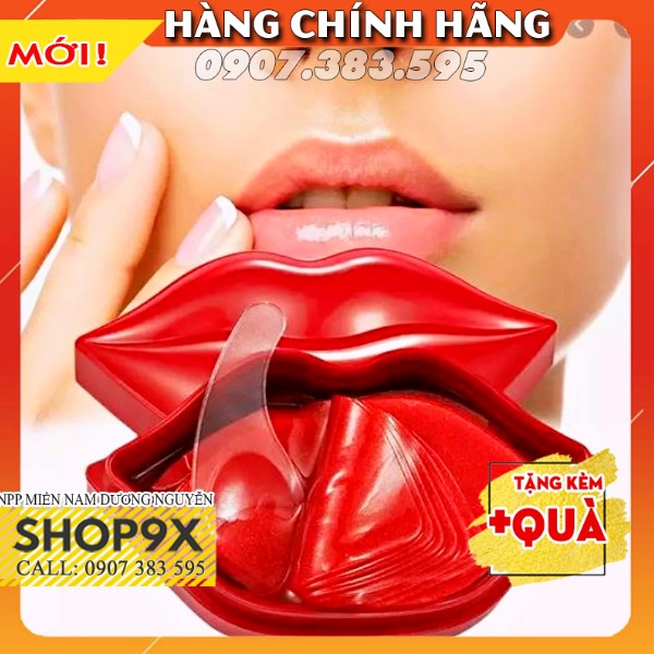 20 Miếng Mặt Nạ Dưỡng Môi Hiisees Chiết Xuất Hoa Hồng️ - Rose Moisturizing Lip Mask 50gr