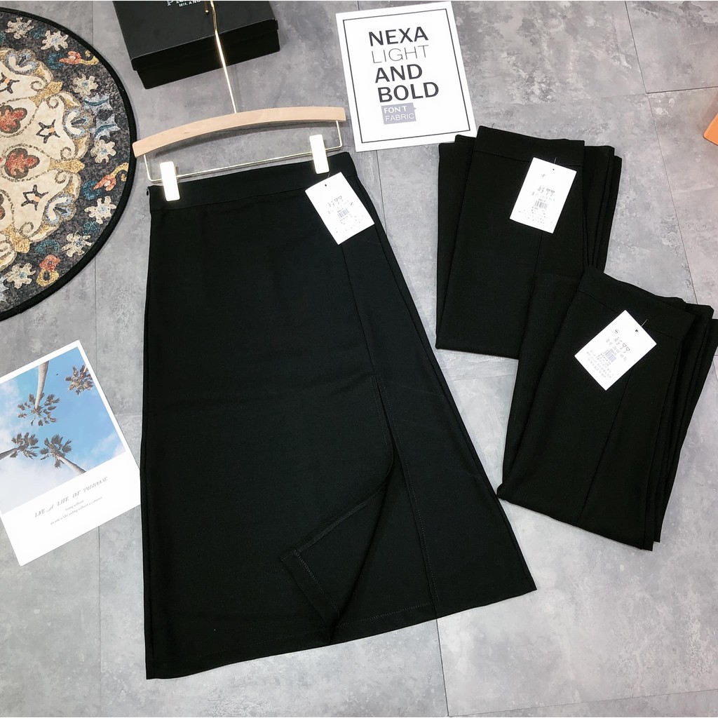 Chân váy dài XẺ TRƯỚC hot hit ( kèm ảnh thật) | BigBuy360 - bigbuy360.vn