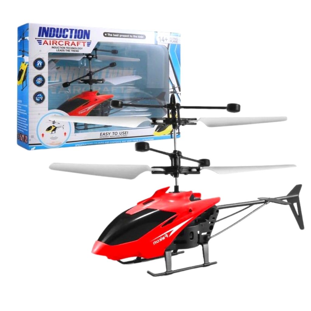 Đồ Chơi Máy Bay Trực Thăng Điều Khiển Bằng Cảm Ứng Tay Có Đèn Led Cao Cấp Cho Bé, Shop Mẹ Mốc ,MBCU