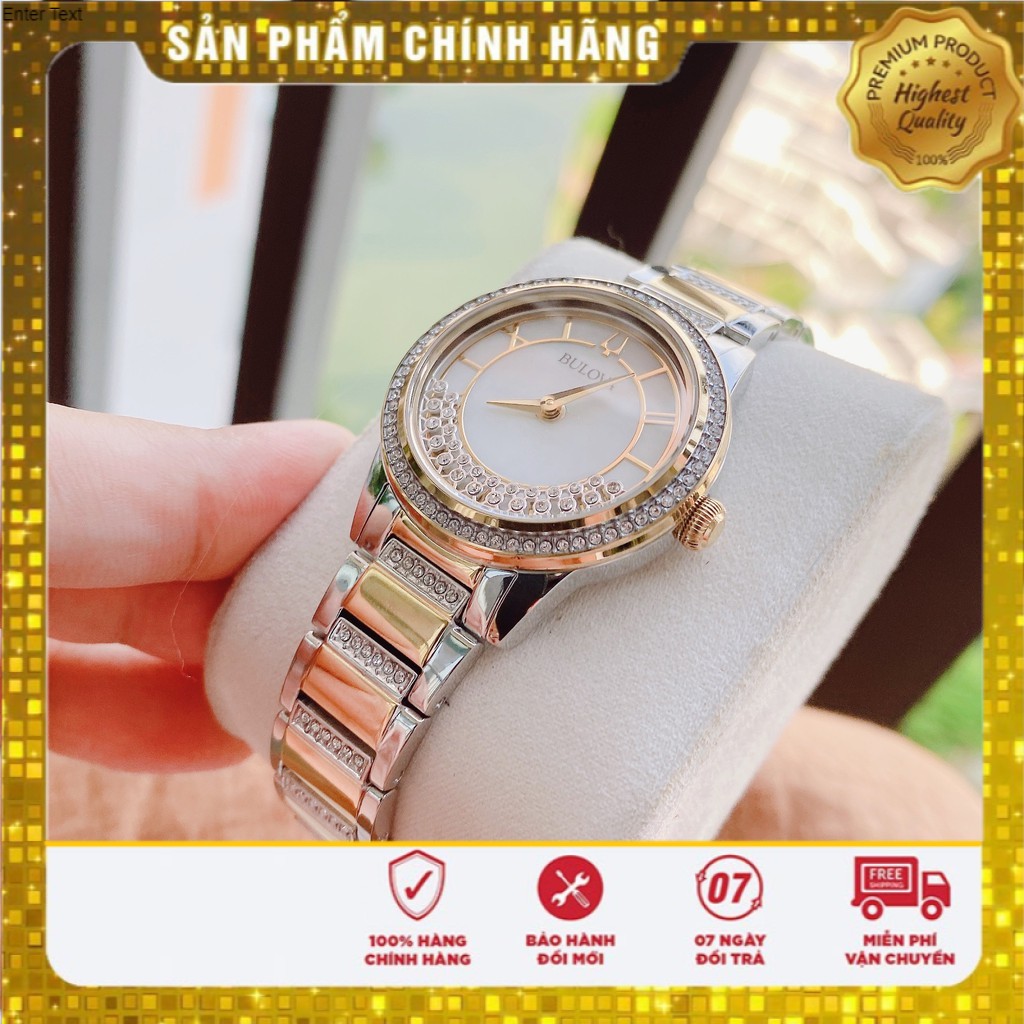 Đồng hồ nữ Bulova dây kim loại - Hàng Authentic