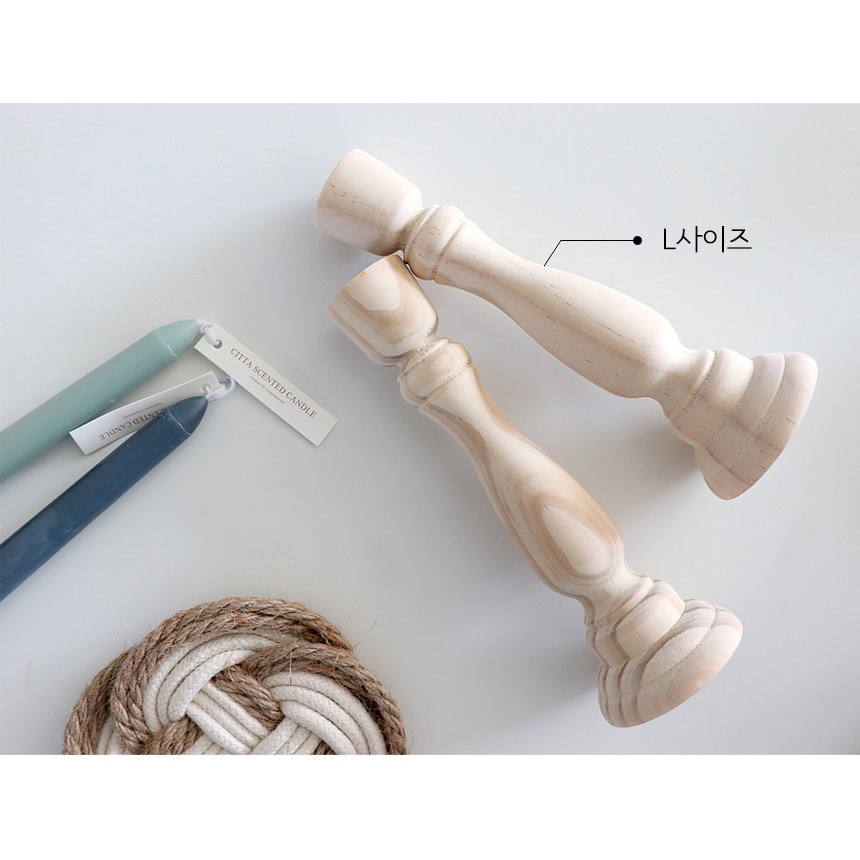 Giá Đỡ Nến Bằng Gỗ Dùng Trang Trí Đám Cưới Phong Cách Bắc Âu