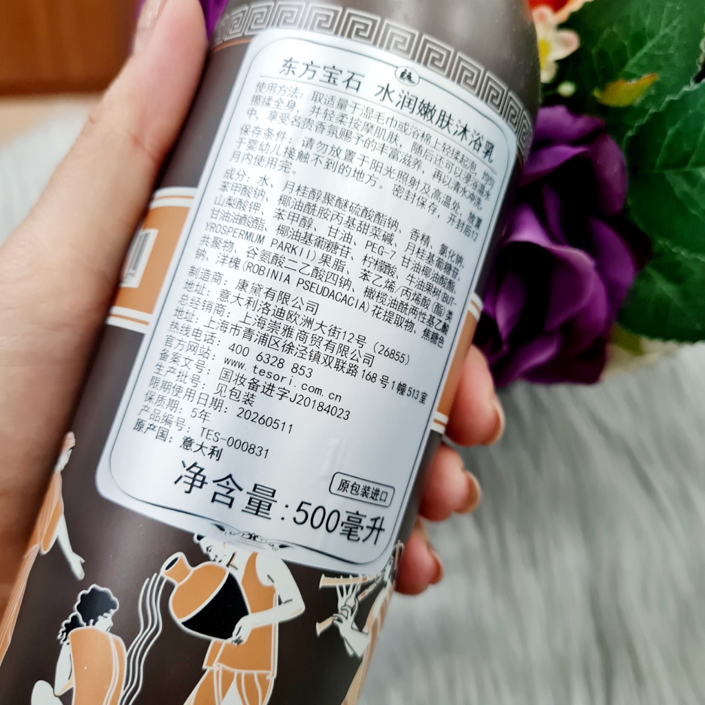 Sữa Tắm Nước Hoa Tesori D’Oriente Cao cấp Italia 500ml