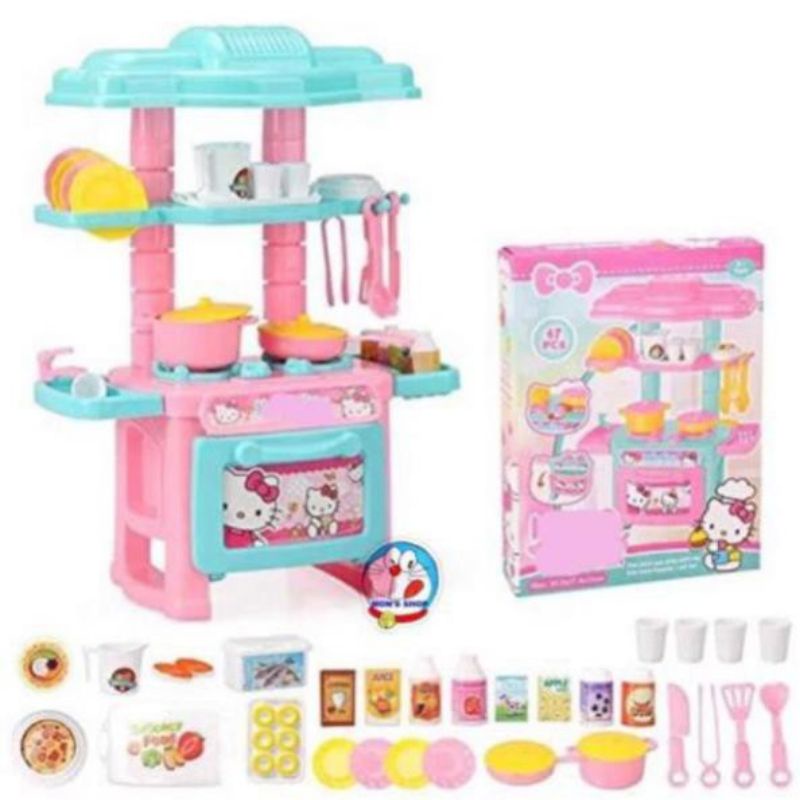 Đồ chơi nhà bếp bé yêu vô cùng thích thú Mini frozen, hello Kitty