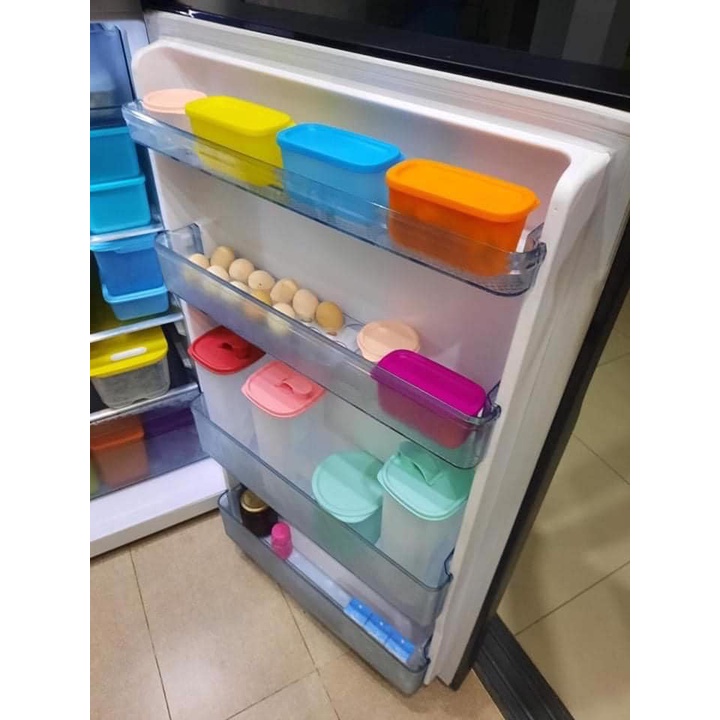 Bộ hộp Mini Rectangular 250ML  Tupperware - Kín khí - Nhựa nguyên sinh an toàn 100% - Bảo hành trọn đời