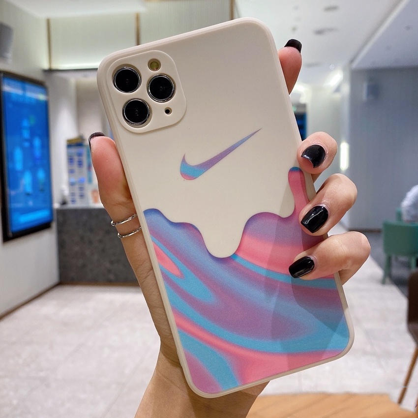 Ốp Lưng Iphone Cạnh Vuông Nike Cá Tính 6/6plus/6s/6splus/7/7plus/8/8plus/x/xr/xs/11/12/pro/max/plus/promax-  Sen Case