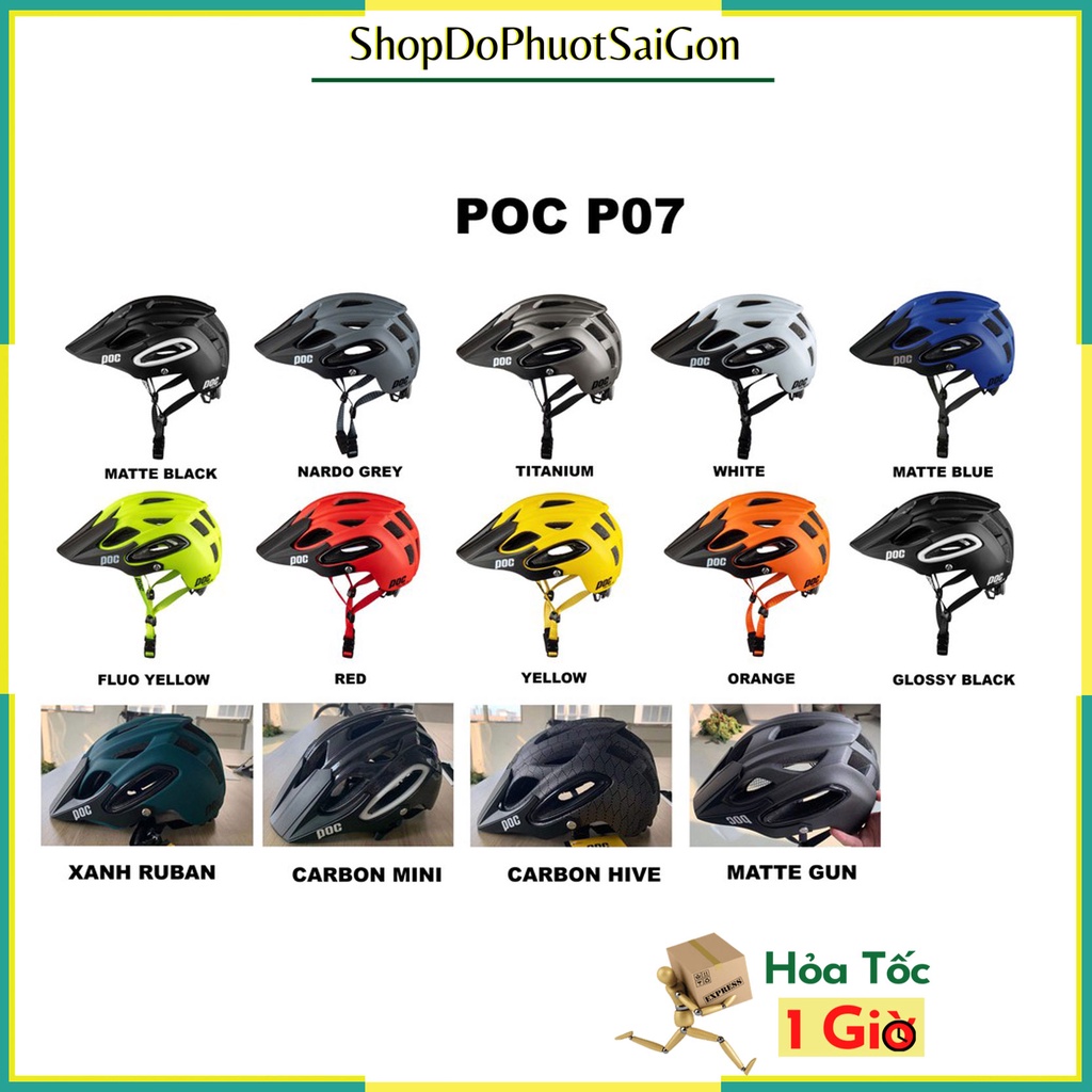 Mũ xe đạp POC 07 - Nón bảo hiểm thể thao