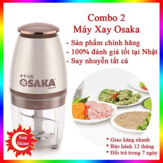 BẢO HÀNH 12T - Máy xay sinh tố / Máy xay thịt xay đá Osaka Japan đa năng