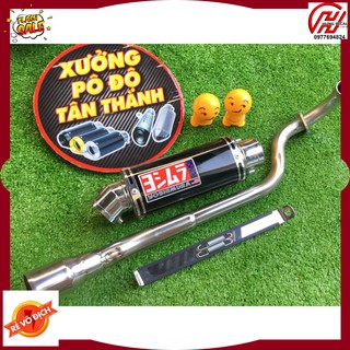 Bộ pô yosimura 7 xanh full cổ wave blade, wave s, wave rs, wave rsx, wave alpha 110