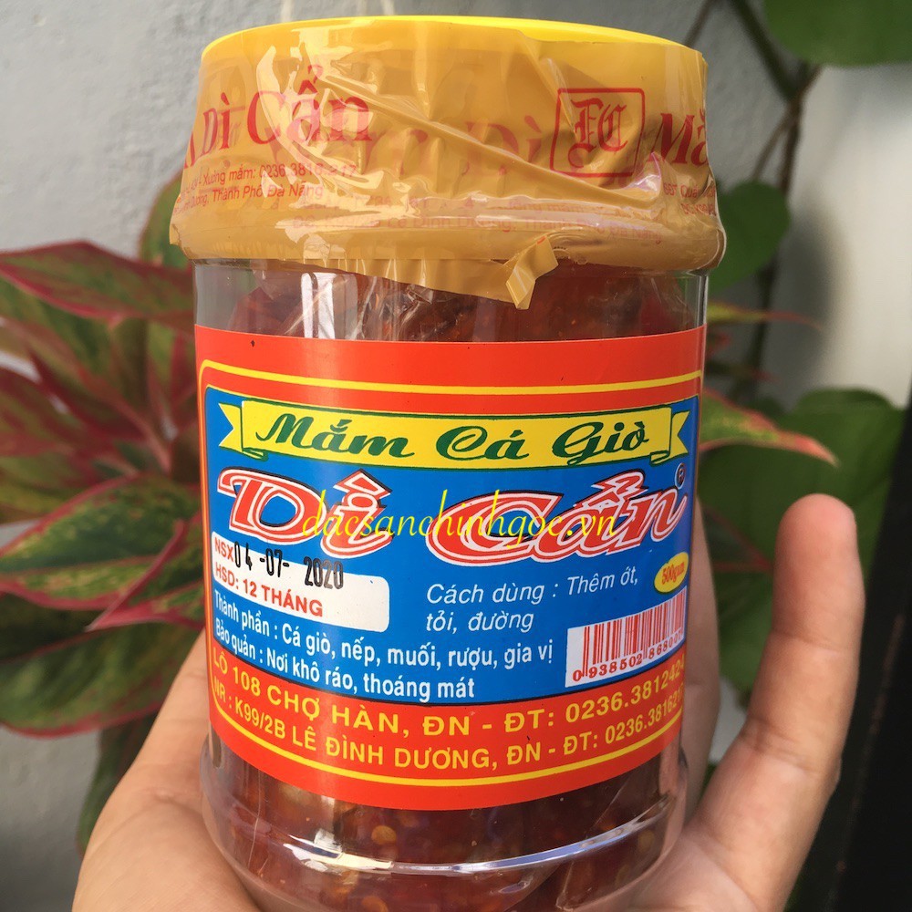 Quận 10 - Mắm Cá Rò (Cá Giò) Dì Cẩn Đặc Sản Đà Nẵng Hủ 500g