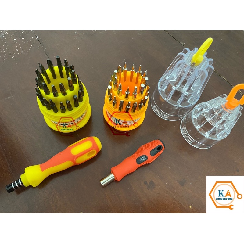 Bộ cốc tua vít đa năng 31 chi tiết, tô vít cốc 31 đầu mũi