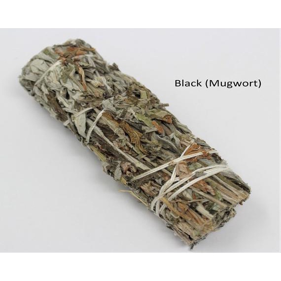 Bó lá xô thơm đen Black Sage Smudge Incense 4&quot;-5&quot; Bundle