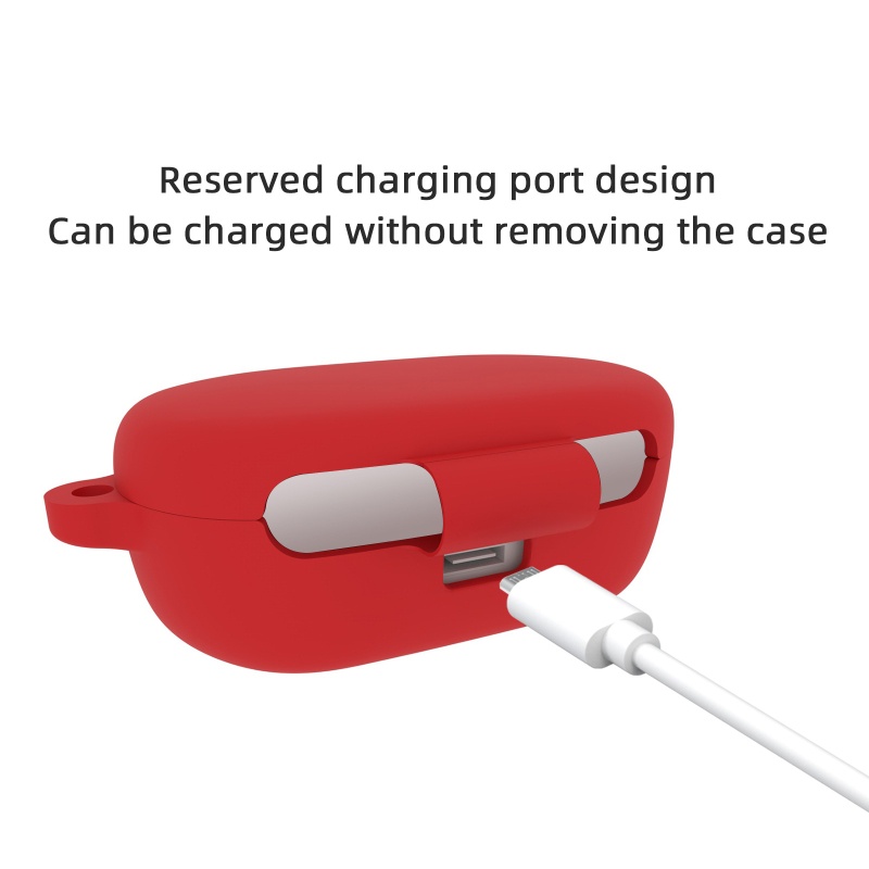 Vỏ Bảo Vệ Hộp Sạc Tai Nghe Jbl Quantumarphone Bằng Silicon Chống Thất Lạc Tiện Dụng